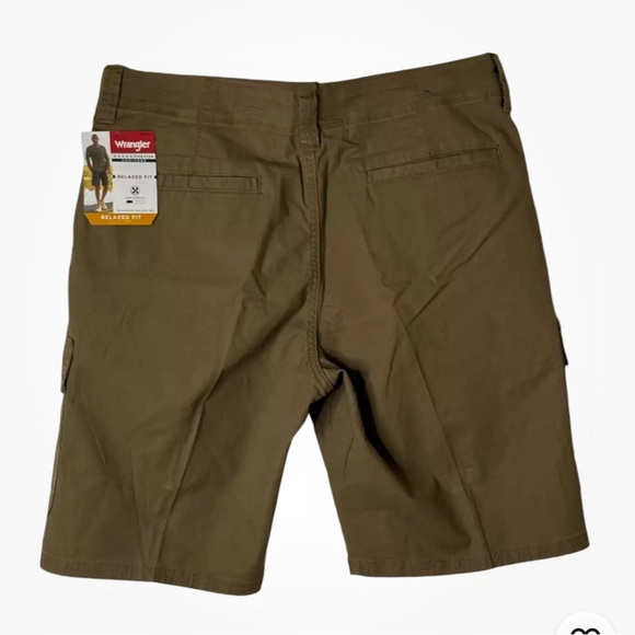 NWT Men's Cargo Shorts brown khaki kangaroo 48 w 10” low stretch 5 star - Picture 3 of 9